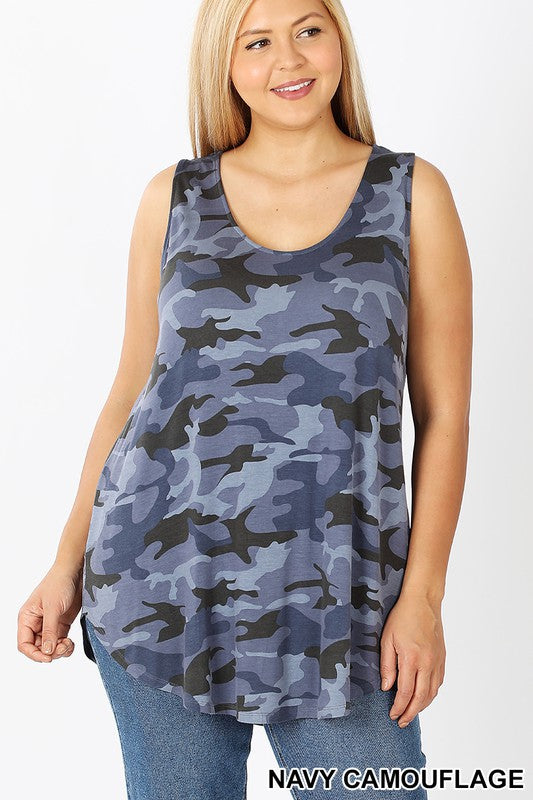 CAMO Relaxed Tank top