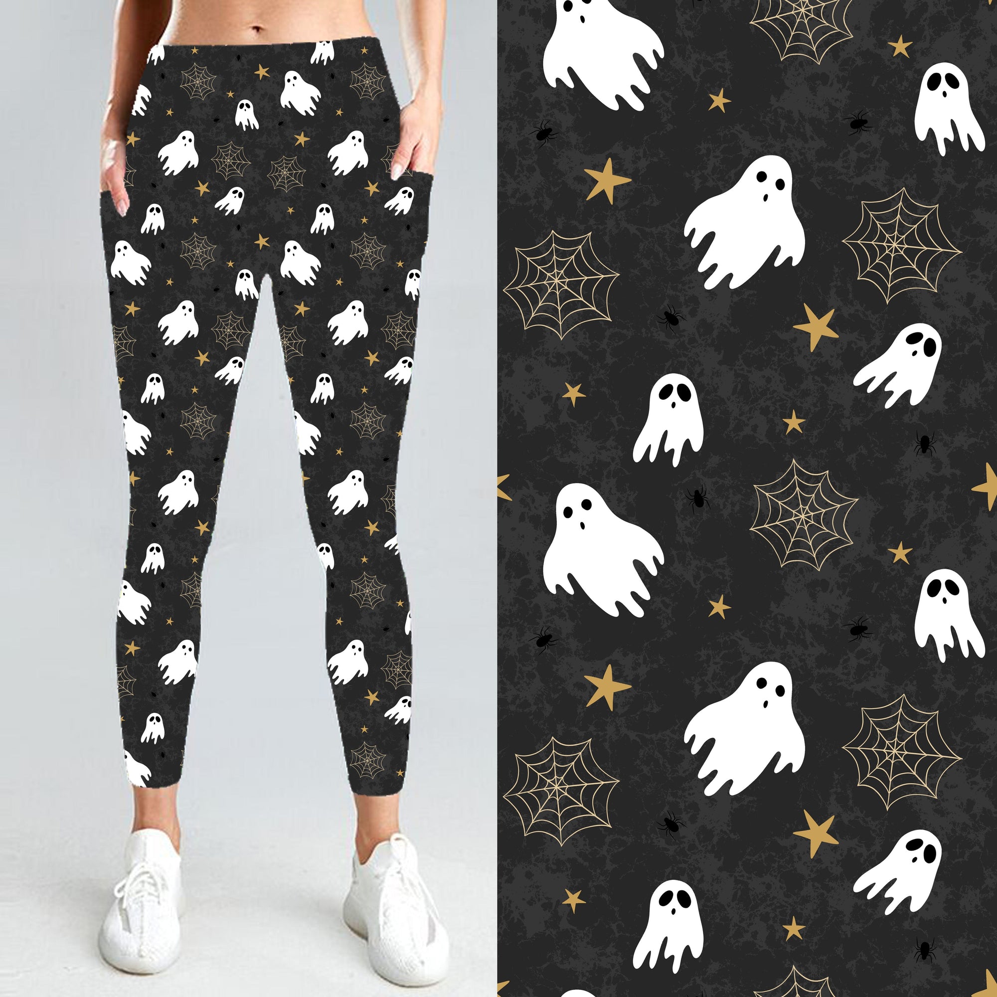 Ghostly Web Leggings PREORDER B58