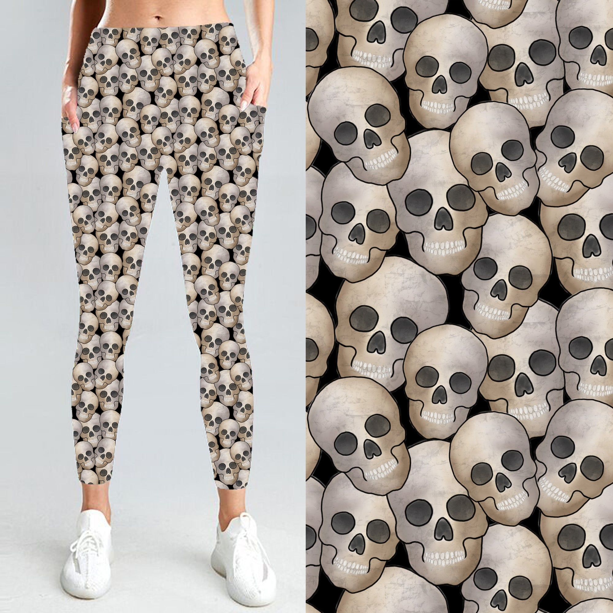 Skulls Leggings PREORDER B58