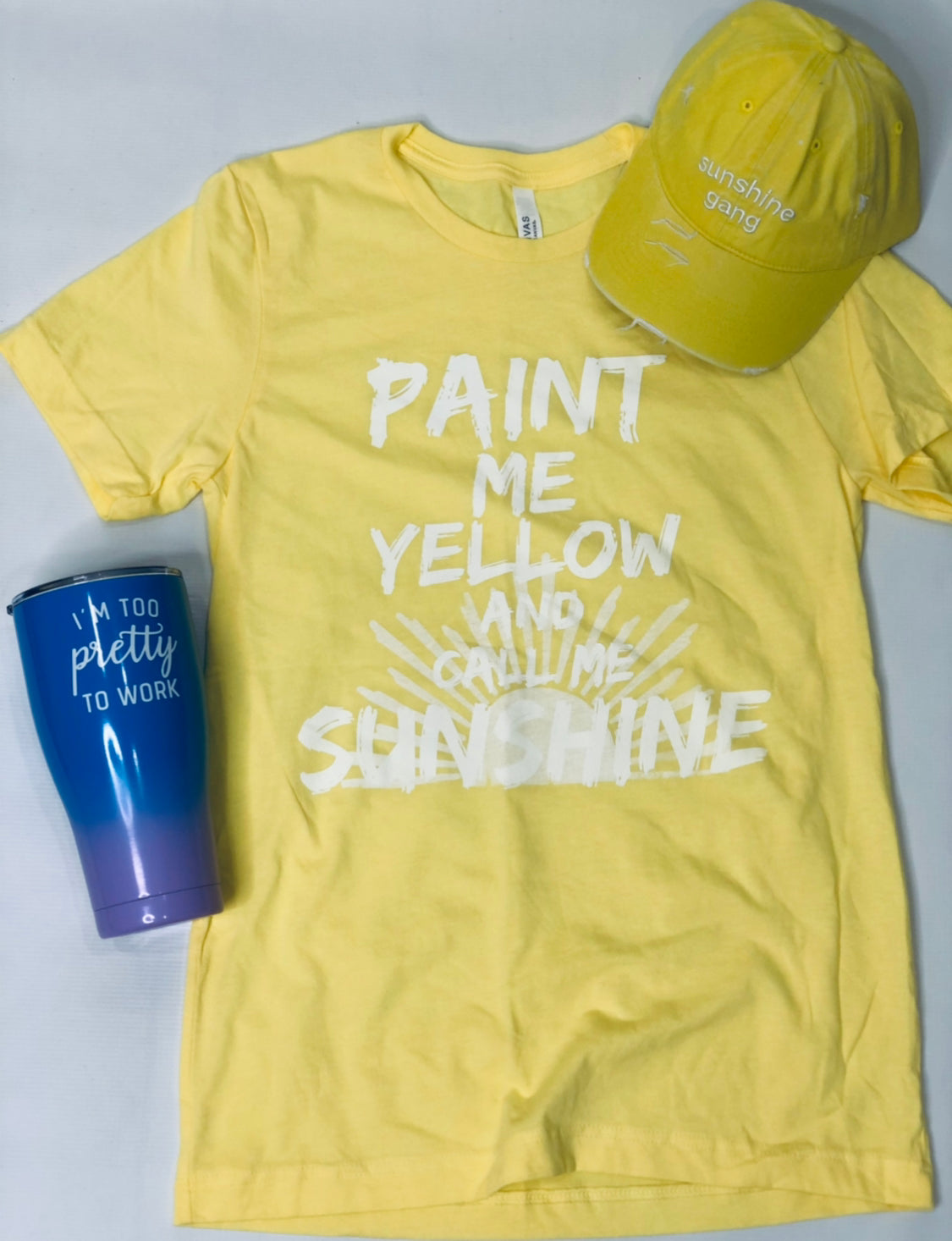 Paint me yellow sunshine Graphic Tee