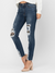 Judy Blue high waist leopard patch skinny