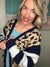 Cheetah stripe Chunky sweater