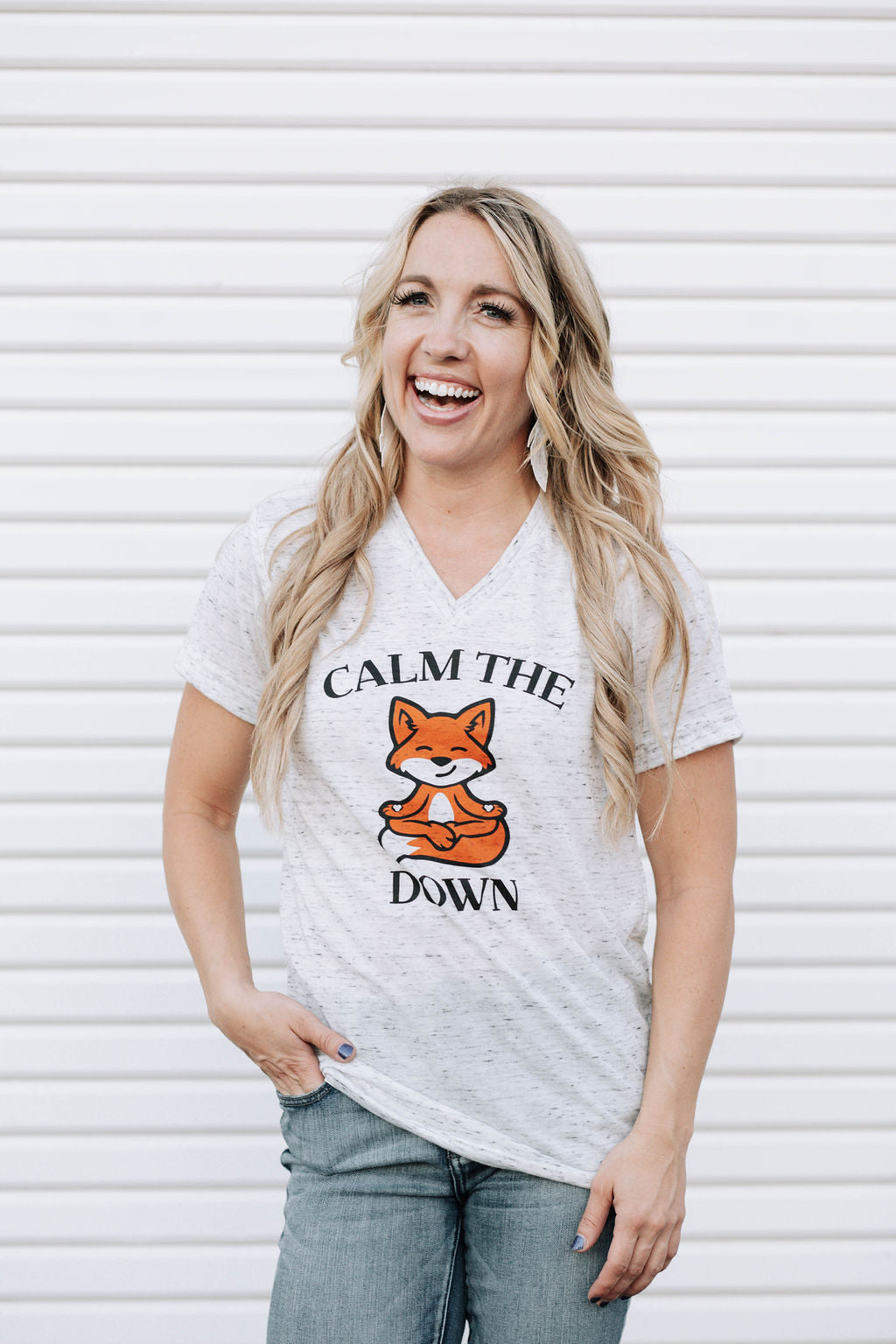 Calm the "fox" down Graphic Tee