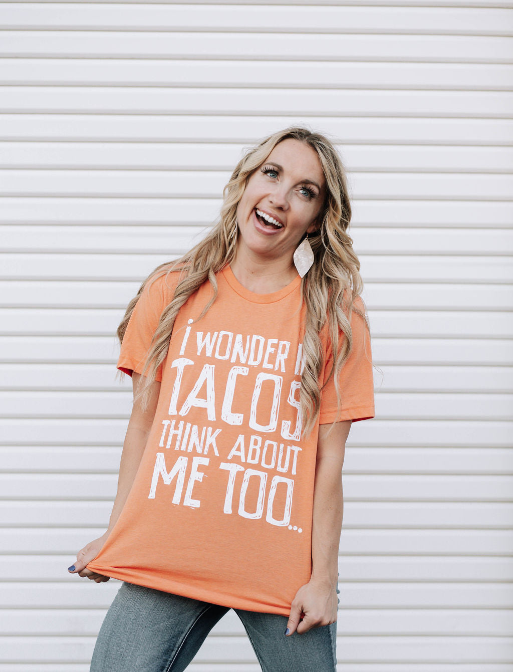 I Wonder if Tacos Ever Think About Me Graphic Tee