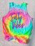 "Salty Vibes" tie dye graphic tank