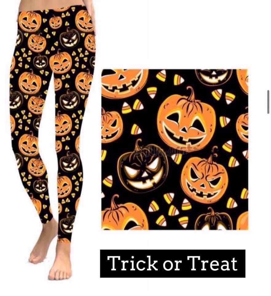 Trick or Treat Pumpkin Leggings